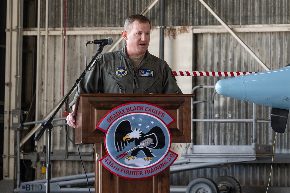 435th Fighter Training Squadon Change of Command Ceremony