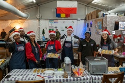USO volunteers at BPTA Christmas bake off