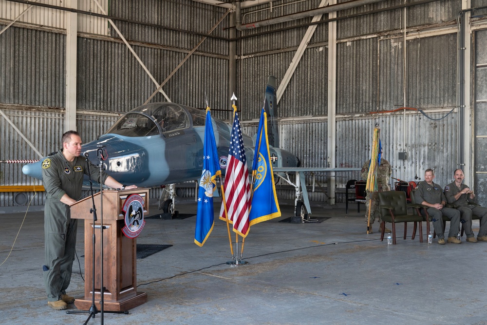 435th Fighter Training Squadon Change of Command Ceremony