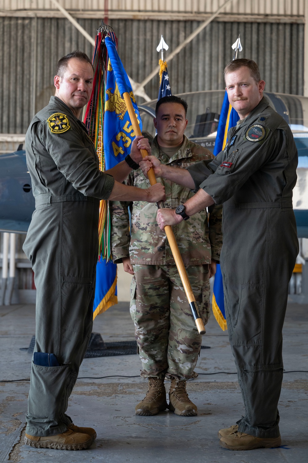 435th Fighter Training Squadon Change of Command Ceremony