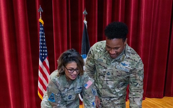 U.S. Space Force cake cutting celebration