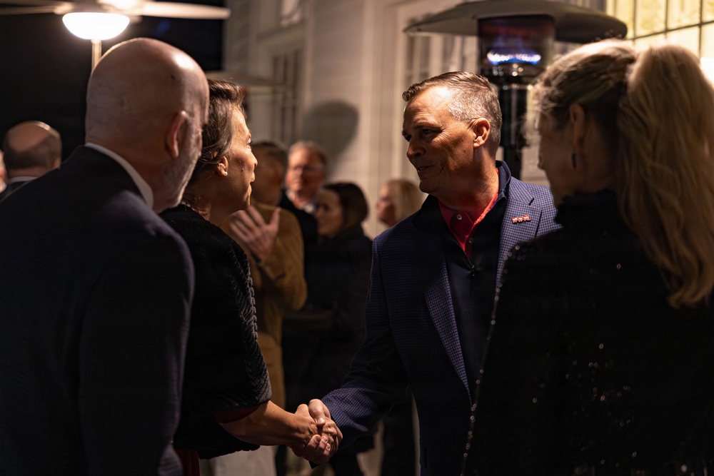 Marine Forces Reserve and Marine Forces South Commander hosts annual Christmas Party