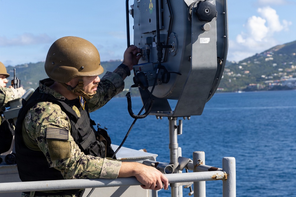 USS Gerald R. Ford (CVN 78) Arrives in St. Thomas, USVI