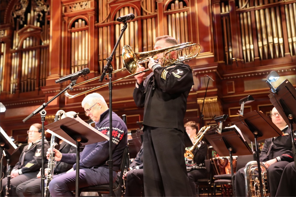 Navy Band Northeast performs annual Holiday concert at New England Conservatory