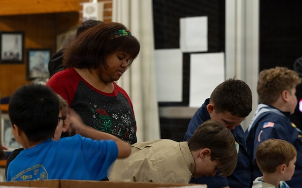 Marine Forces Reserve Band performs a Christmas Concert in Morgan City to support Toys for Tots