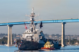 USS Lenah Sutcliffe Higbee returns to San Diego
