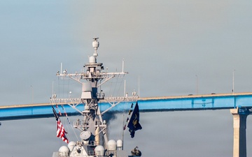 USS Lenah Sutcliffe Higbee returns to San Diego
