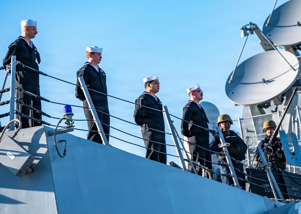 USS Lenah Sutcliffe Higbee returns to San Diego