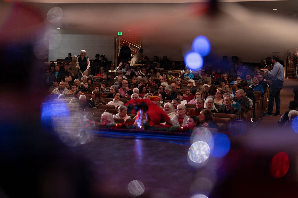 Marine Forces Reserve Band performs a Christmas Concert in Morgan City to support Toys for Tots