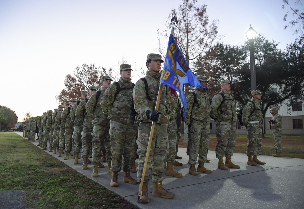 Airmen take formation