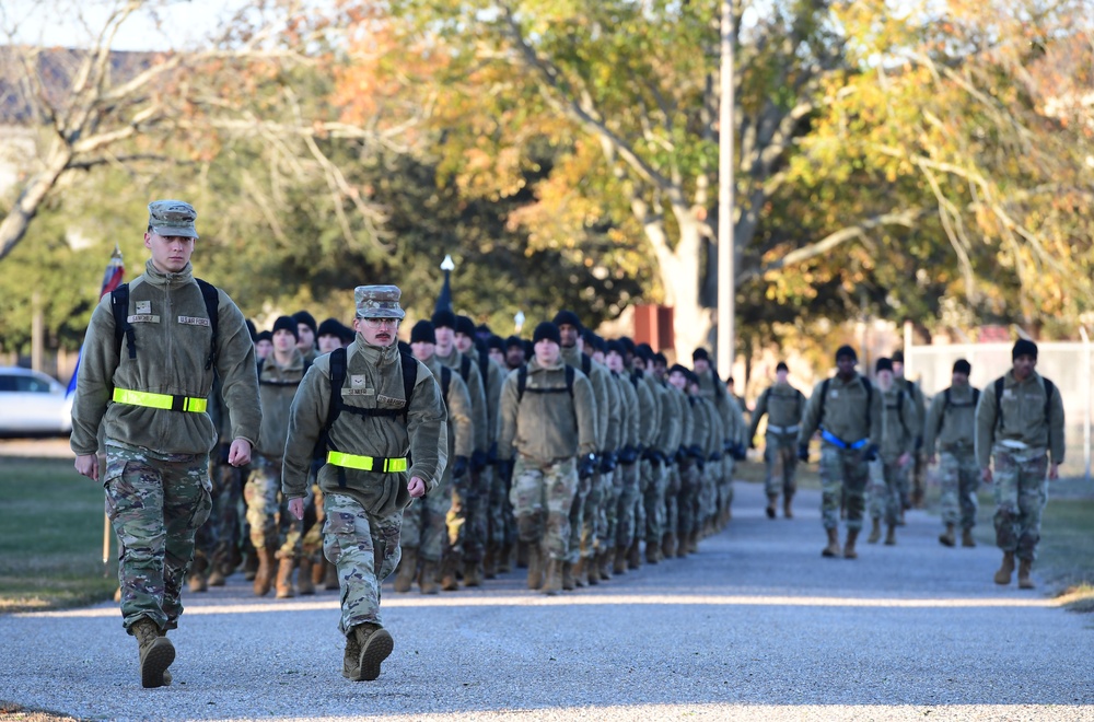 Airmen take formation