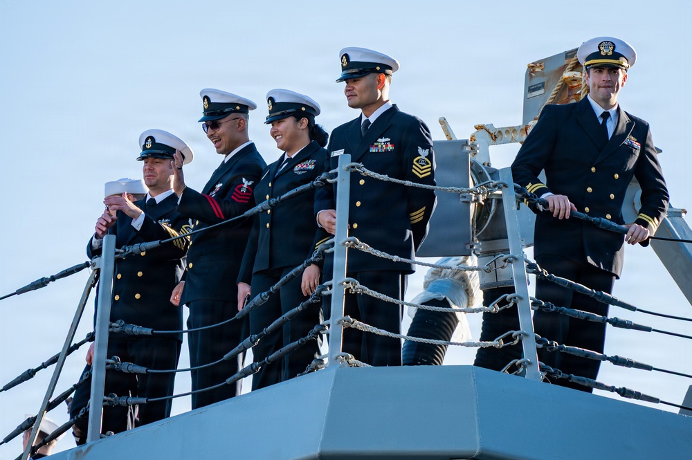 USS Lenah Sutcliffe Higbee returns to San Diego