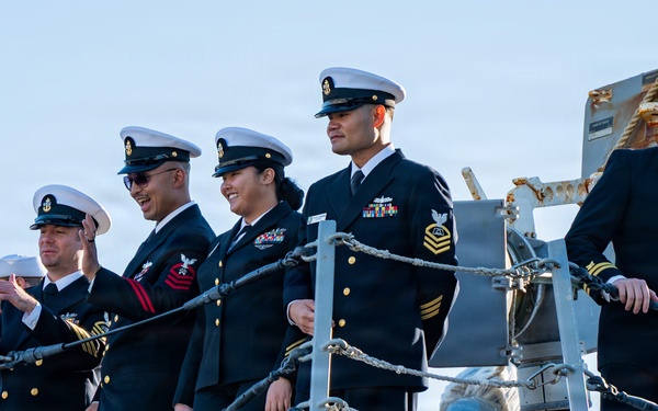 USS Lenah Sutcliffe Higbee returns to San Diego