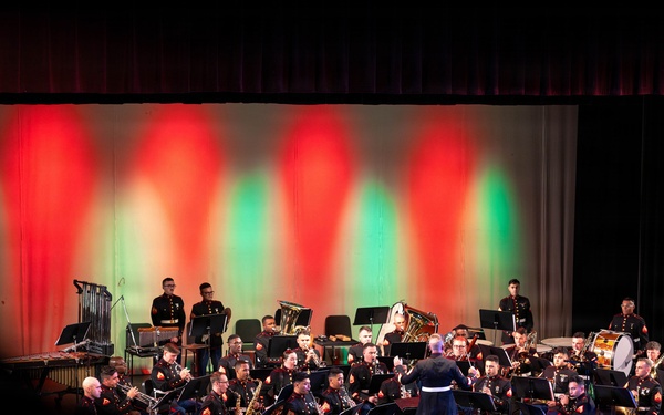 Marine Forces Reserve Band performs a Christmas Concert in Morgan City to support Toys for Tots