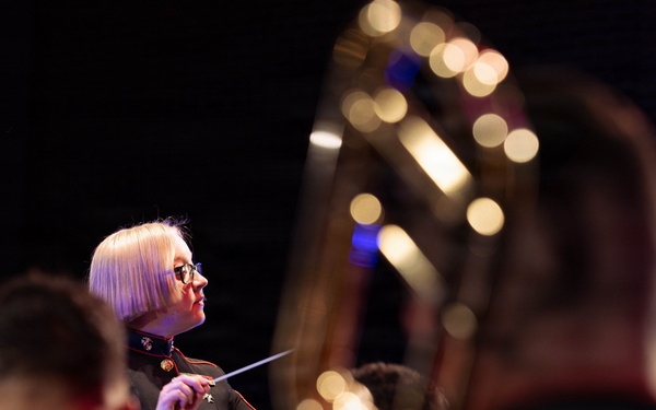 Marine Forces Reserve Band performs a Christmas Concert in Morgan City to support Toys for Tots