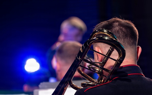 Marine Forces Reserve Band performs a Christmas Concert in Morgan City to support Toys for Tots