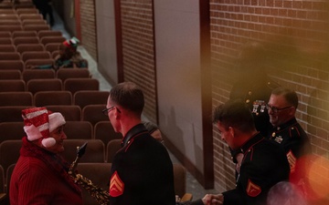 Marine Forces Reserve Band performs a Christmas Concert in Morgan City to support Toys for Tots