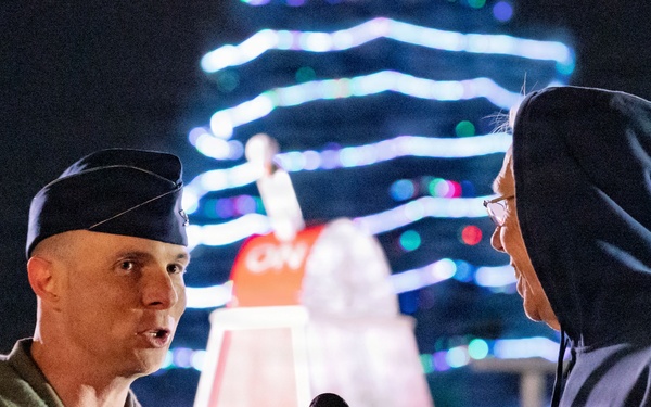 Holloman Holidays 2025 tree lighting event