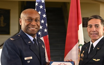 Peruvian FLO receives Air Force Medal
