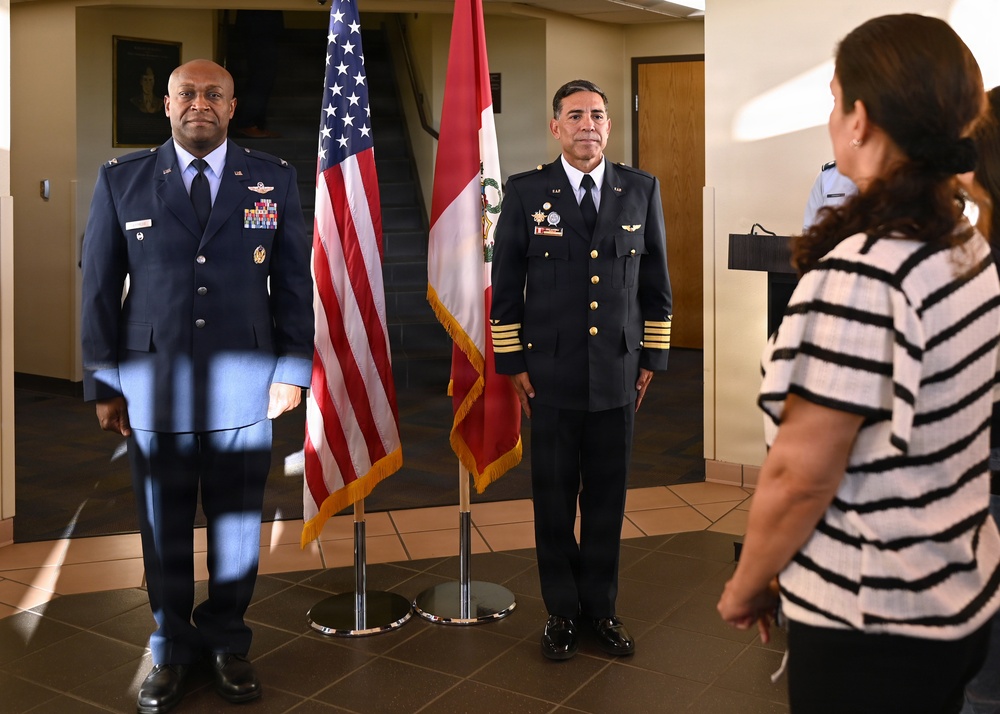 Peruvian FLO receives Air Force Medal