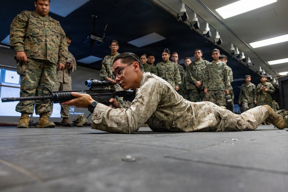 Desert Hot Springs High School JROTC visits the Combat Center