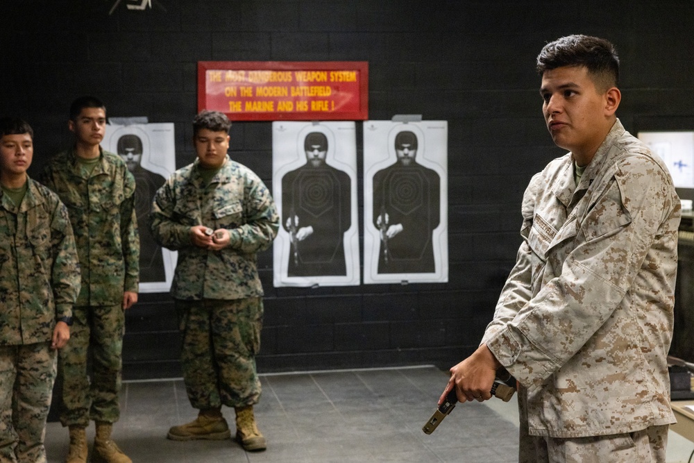 Desert Hot Springs High School JROTC visits the Combat Center