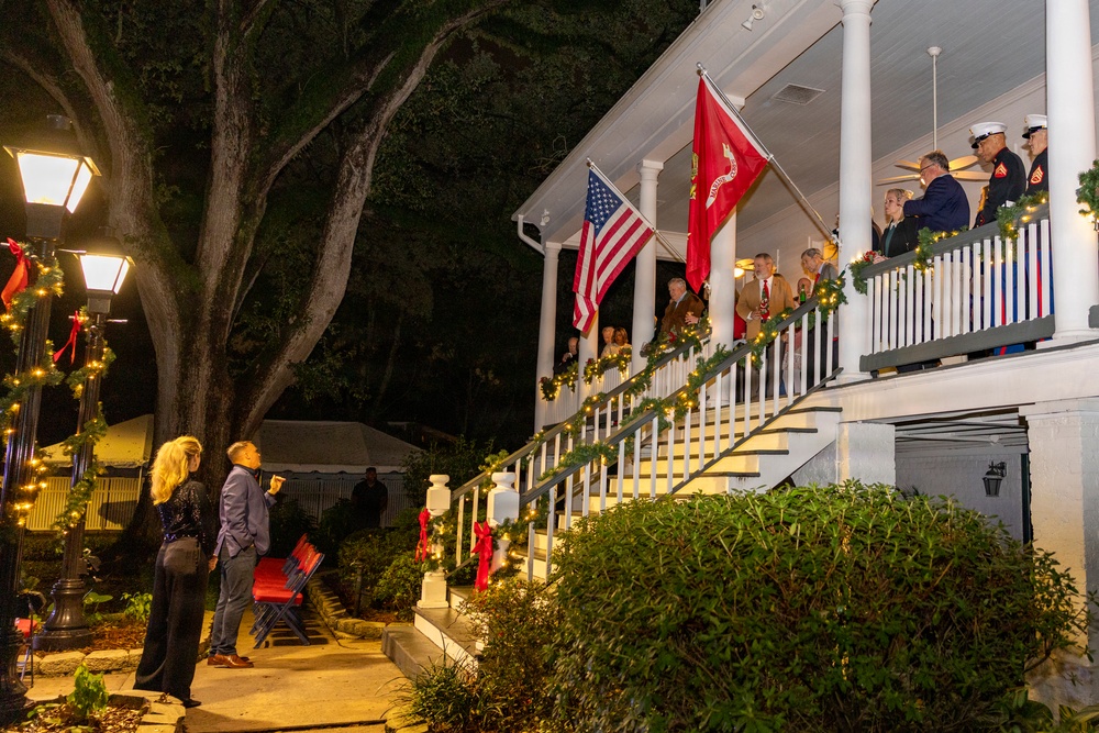 Marine Forces Reserve and Marine Forces South Commander hosts annual Christmas Party