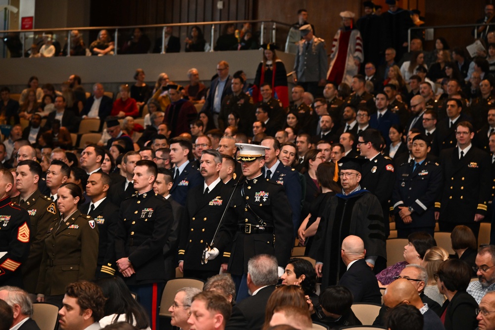 Vice Chief, Distinguished Alumnus Adm. James Kilby Celebrates NPS’ Fall Quarter Graduates