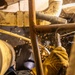 U.S. Sailor welds aboard USS San Antonio (LPD 17)
