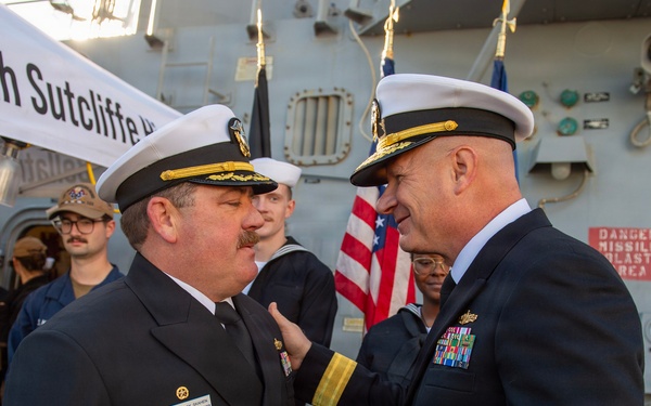 USS Lenah Sutcliffe Higbee Return to Homeport