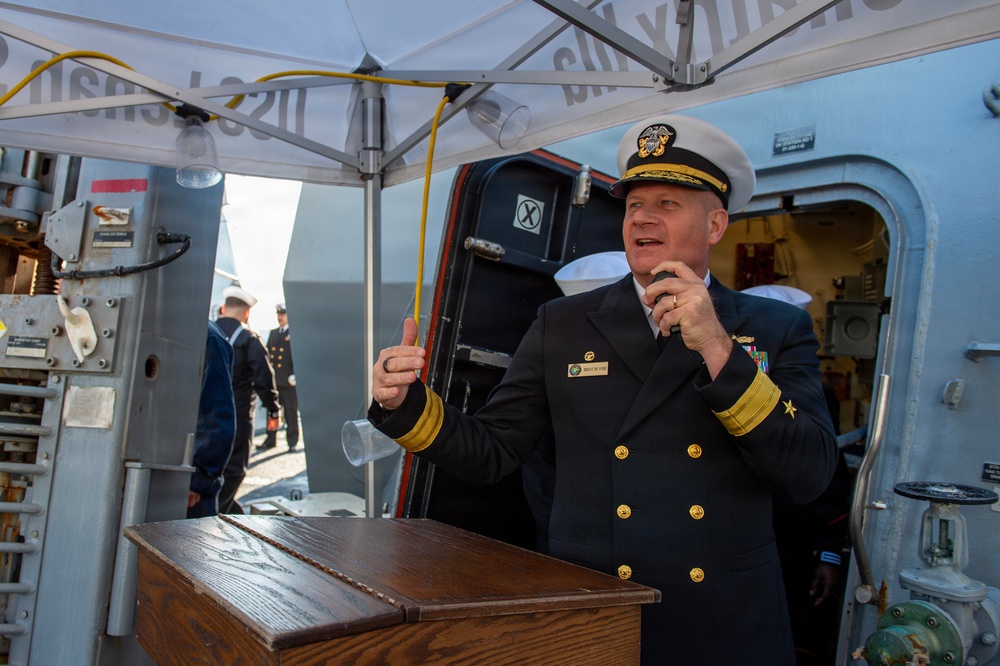 USS Lenah Sutcliffe Higbee Return to Homeport