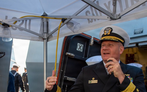 USS Lenah Sutcliffe Higbee Return to Homeport