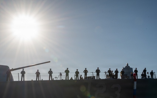 USS Lenah Sutcliffe Higbee Returns to Homeport