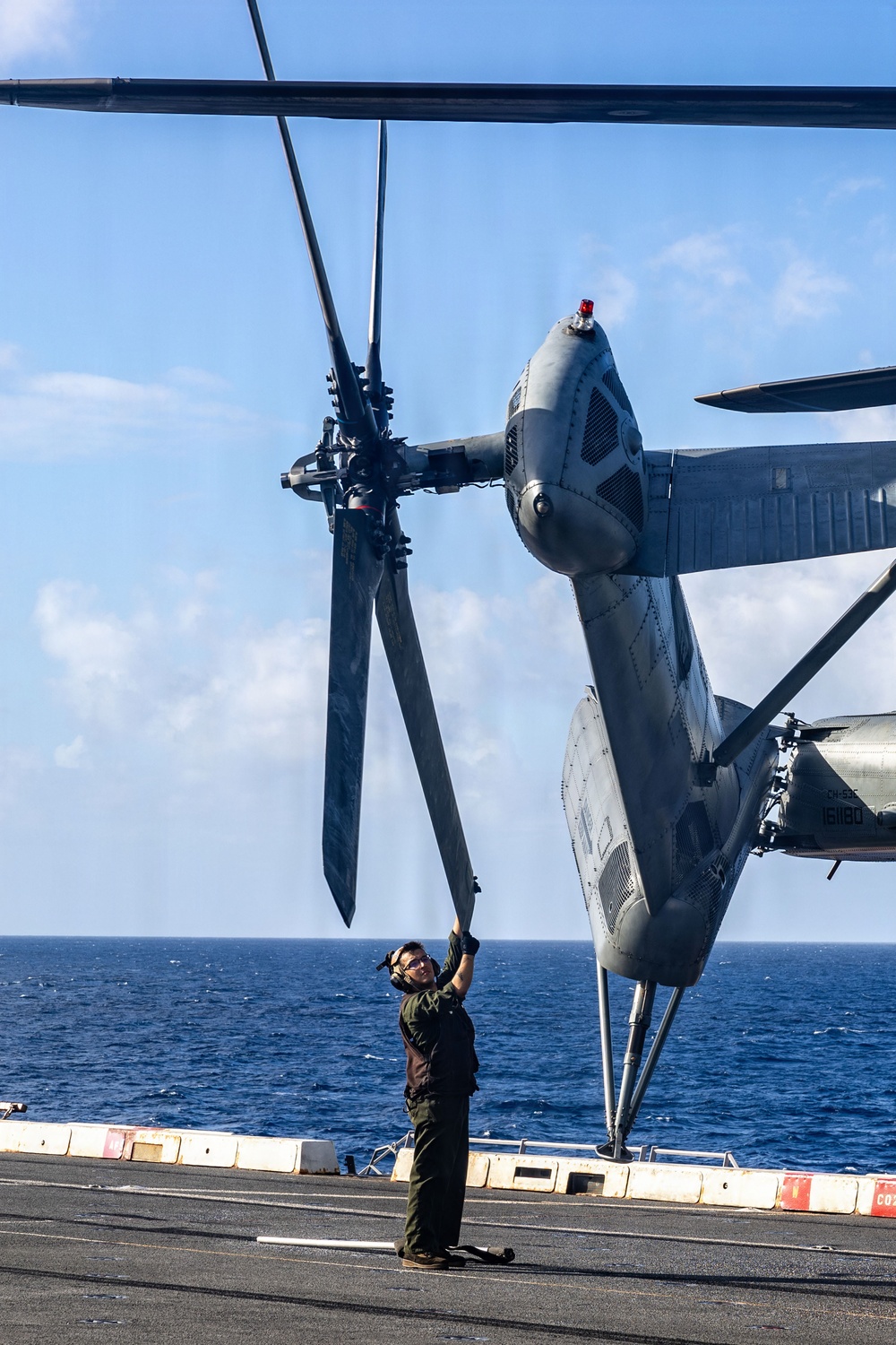 USS San Antonio (LPD 17) conduct flight operations