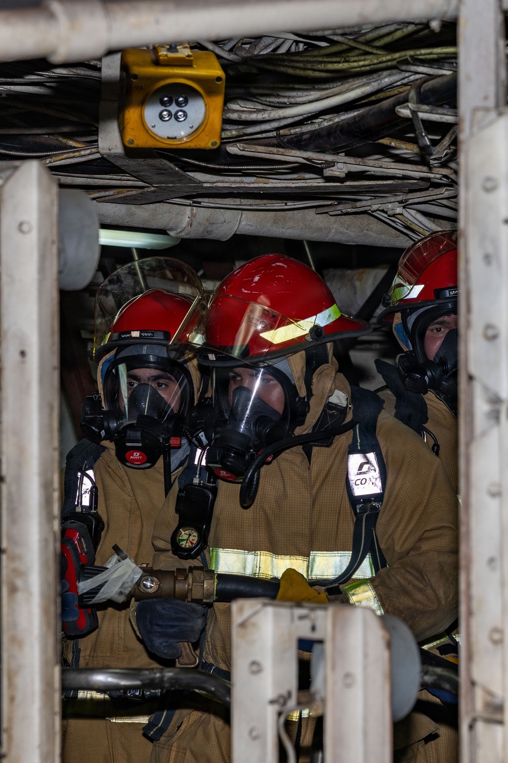USS San Antonio (LPD 17) conduct general quarters