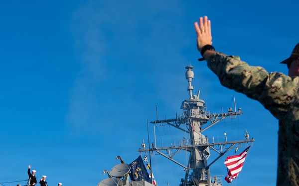 USS Lenah Sutcliffe Higbee returns to San Diego