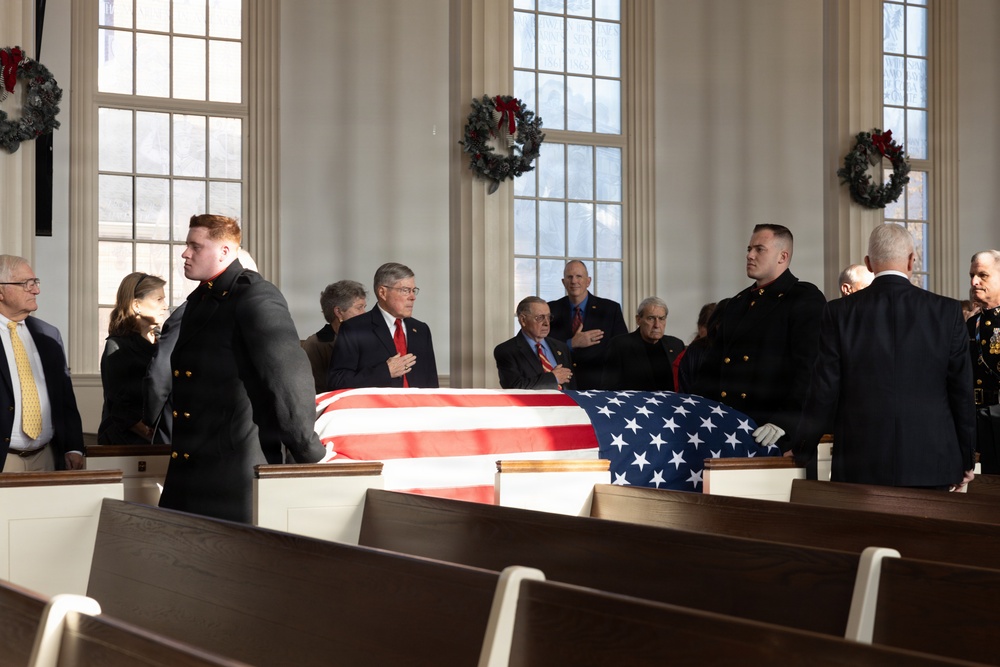 28th Assistant Commandant of the Marine Corps, Gen. Williams Funeral