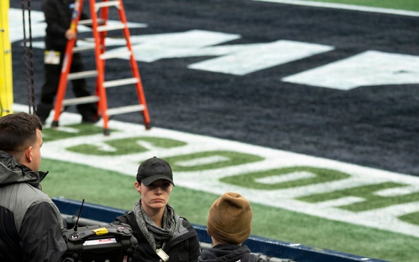 Washington National Guard Civil Support Team survey’s stadium before Seahawks game