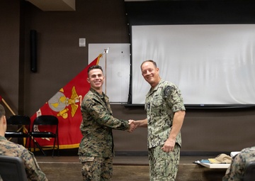 Rear Admiral Nowakowski CNATT Det MCB CPEN Command Visit