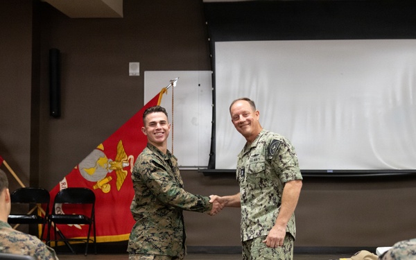 Rear Admiral Nowakowski CNATT Det MCB CPEN Command Visit