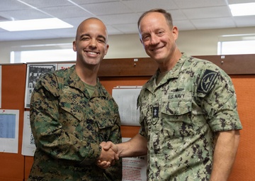 Rear Admiral Nowakowski CNATT Det MCB CPEN Command Visit