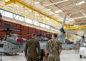 Rear Admiral Nowakowski CNATT Det MCB CPEN Command Visit