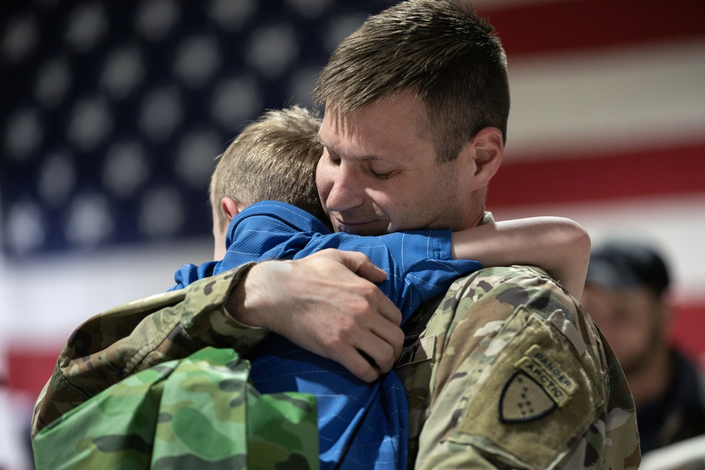 Alaska Army National Guardsmen return after completing nine-month mission in Eastern Europe
