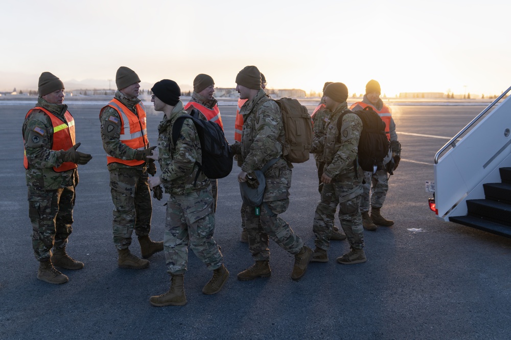 Alaska Army National Guardsmen return after completing nine-month mission in Eastern Europe