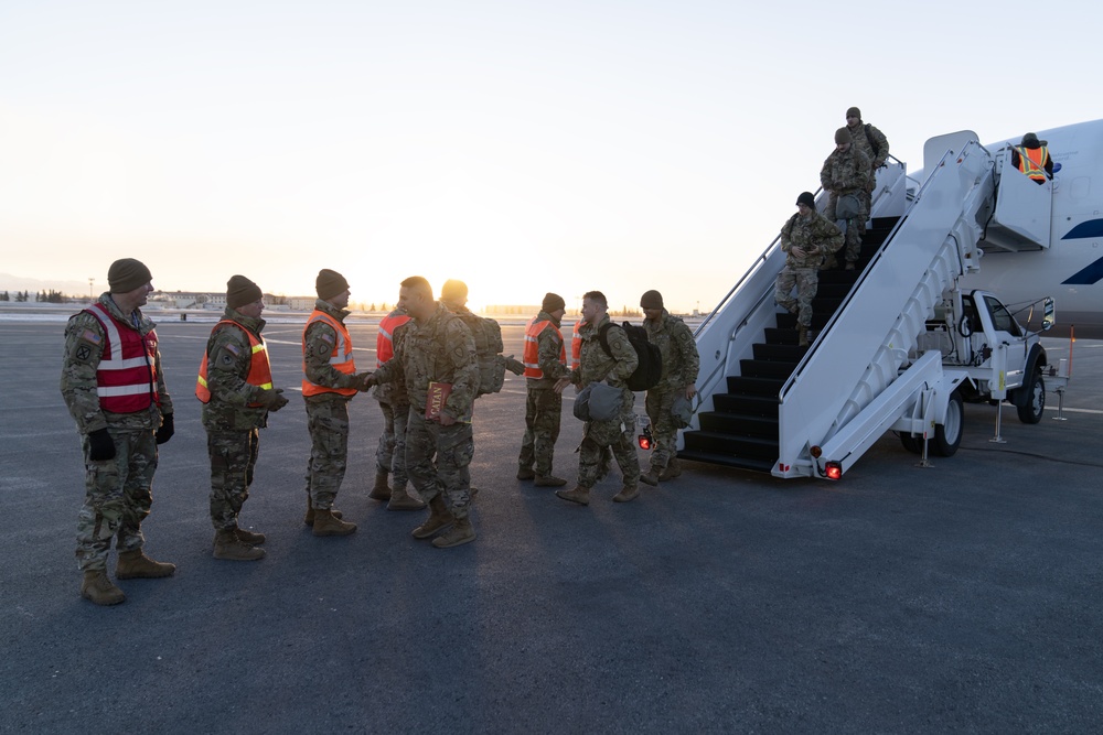 Alaska Army National Guardsmen return after completing nine-month mission in Eastern Europe