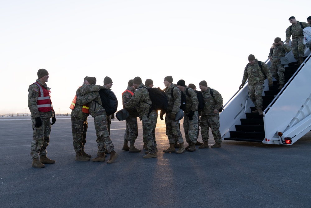 Alaska Army National Guardsmen return after completing nine-month mission in Eastern Europe