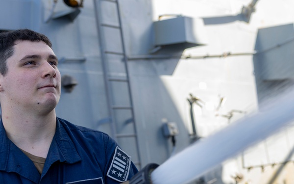 Spruance conducts routine operations