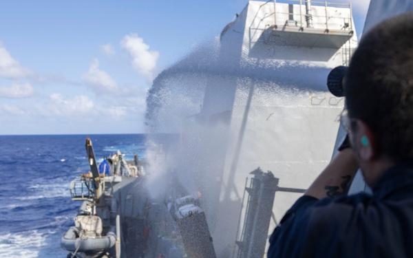 Spruance conducts routine operations