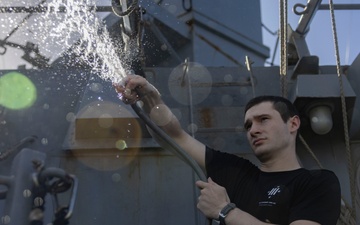 Spruance conducts routine operations