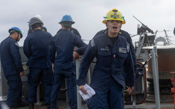 Spruance conducts routine operations